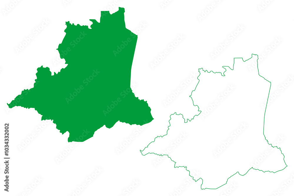 Santa Leopoldina municipality (Espírito Santo state, Municipalities of Brazil, Federative Republic of Brazil) map vector illustration, scribble sketch Santa Leopoldina map Santa Leopoldina municipality (Espírito Santo state, Municipalities of Brazil, Federative Republic of Brazil) map vector illustration, scribble sketch Santa Leopoldina map