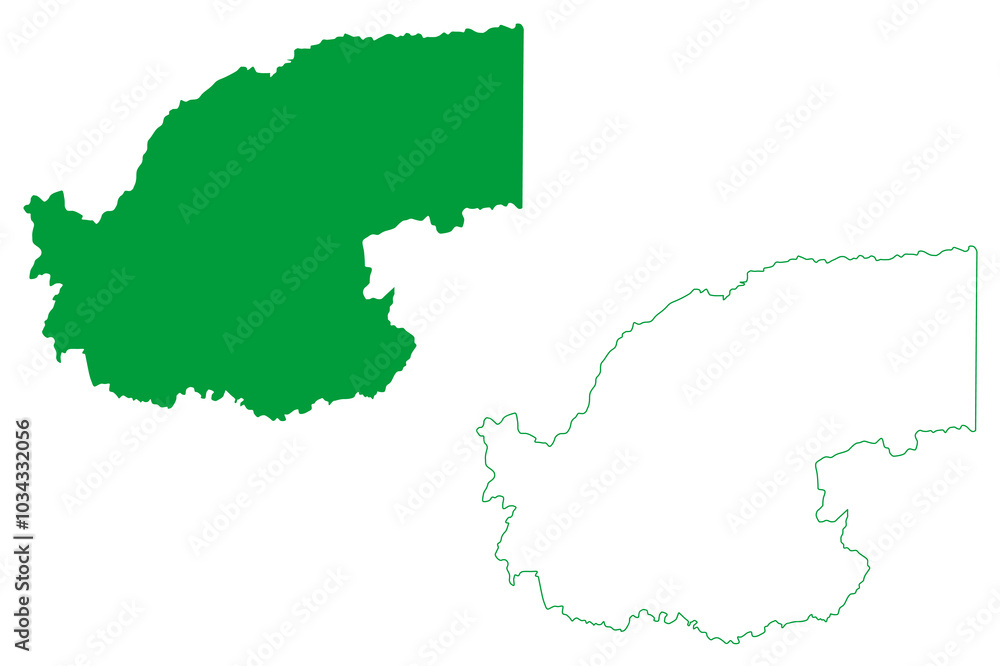 Sao Gabriel da Palha municipality (Espírito Santo state, Municipalities of Brazil, Federative Republic of Brazil) map vector illustration, scribble sketch Sao Gabriel da Palha map Sao Gabriel da Palha municipality (Espírito Santo state, Municipalities of Brazil, Federative Republic of Brazil) map vector illustration, scribble sketch Sao Gabriel da Palha map