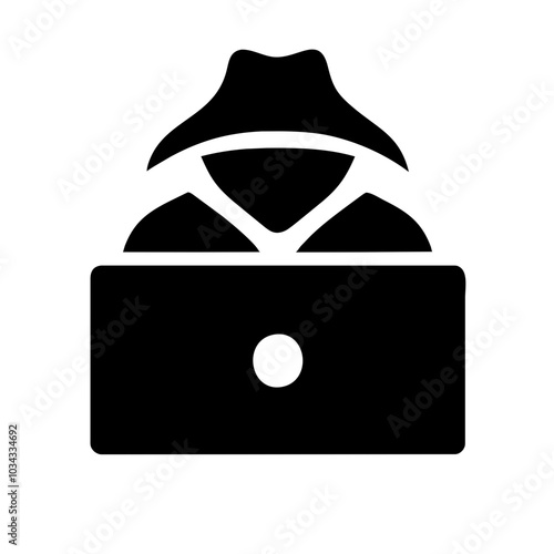 A Hacker Icon Representing Cybersecurity