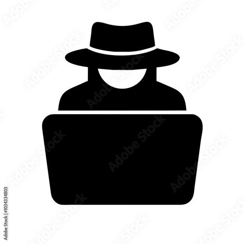 A Hacker Icon Representing Cybersecurity