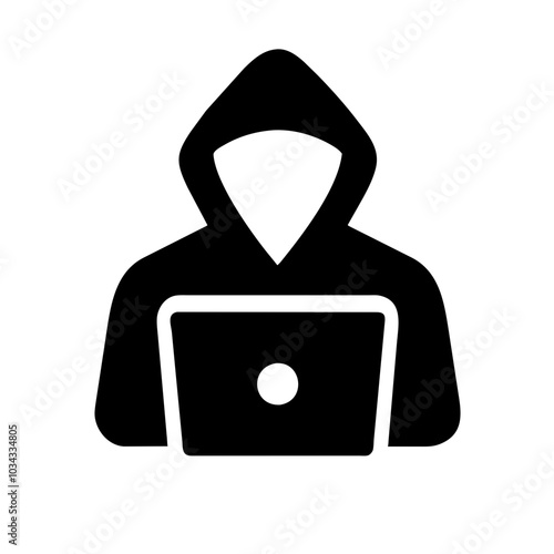 A Hacker Icon Representing Cybersecurity