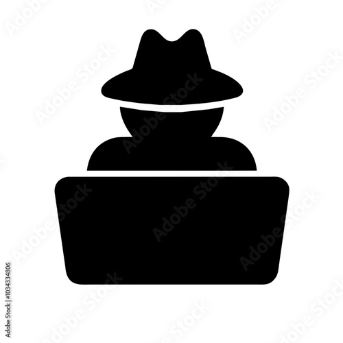 A Hacker Icon Representing Cybersecurity