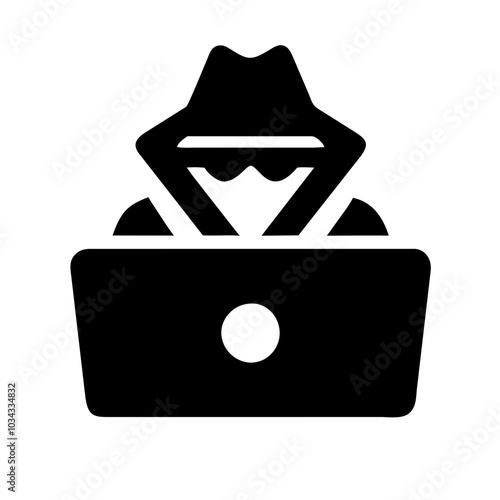 A Hacker Icon Representing Cybersecurity