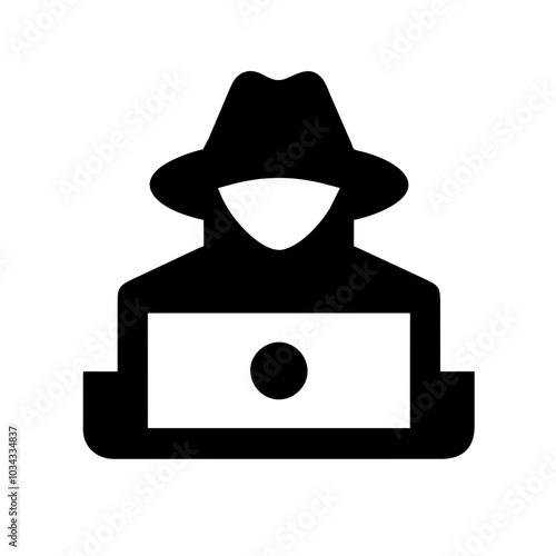 A Hacker Icon Representing Cybersecurity