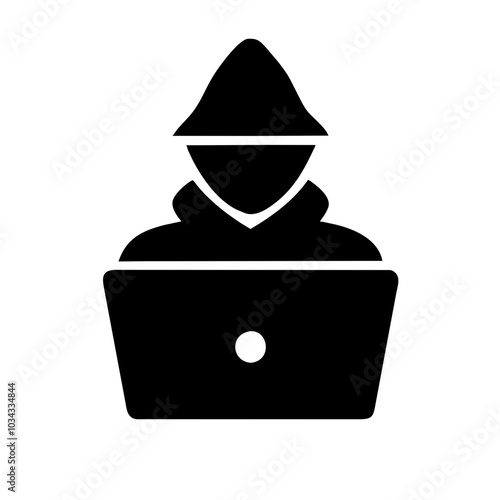 A Hacker Icon Representing Cybersecurity