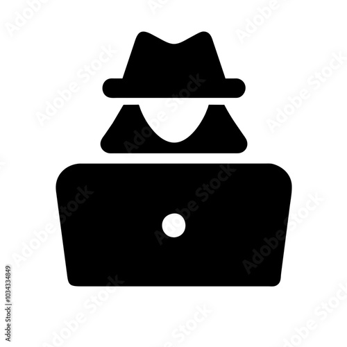 A Hacker Icon Representing Cybersecurity