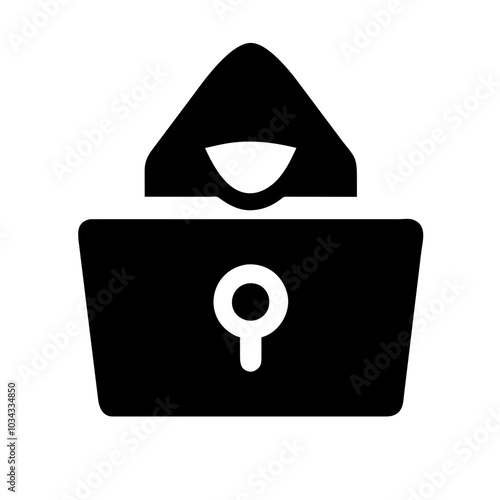 A Hacker Icon Representing Cybersecurity