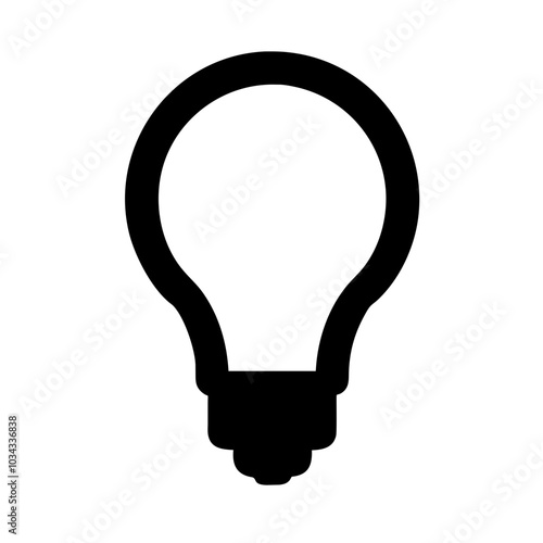  A Light Bulb Icon Representing Ideas and Innovation