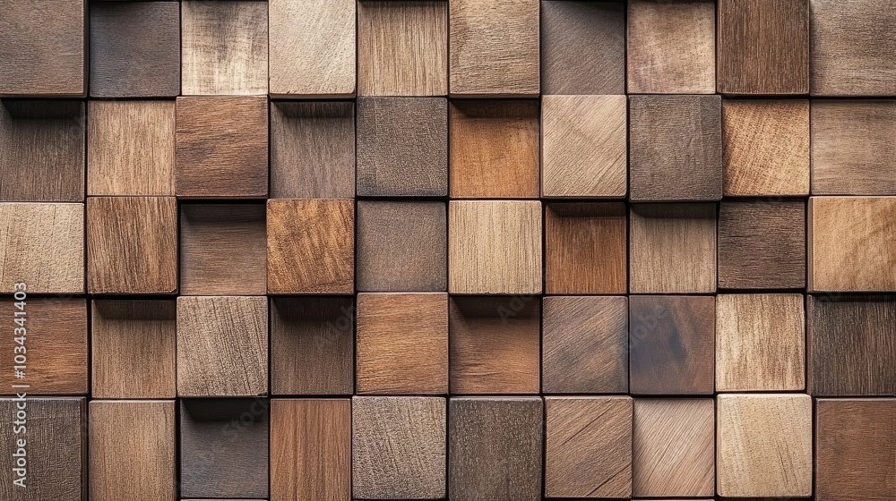 A collection of wooden panels is arranged in a woven pattern, highlighting various shades of brown and showcasing texture and depth in the design. A collection of wooden panels is arranged in a woven pattern, highlighting various shades of brown and showcasing texture and depth in the design.