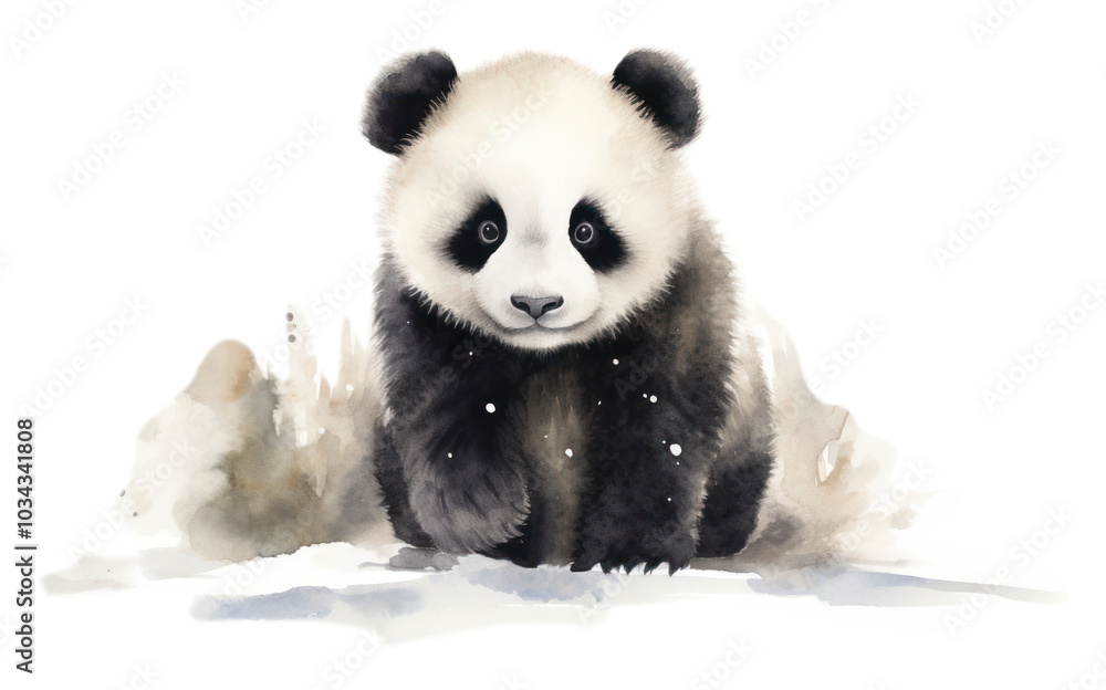 Obraz premium PNG Wildlife animal mammal panda.
