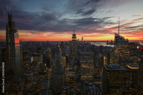New York City Skyline, Top of the Rock