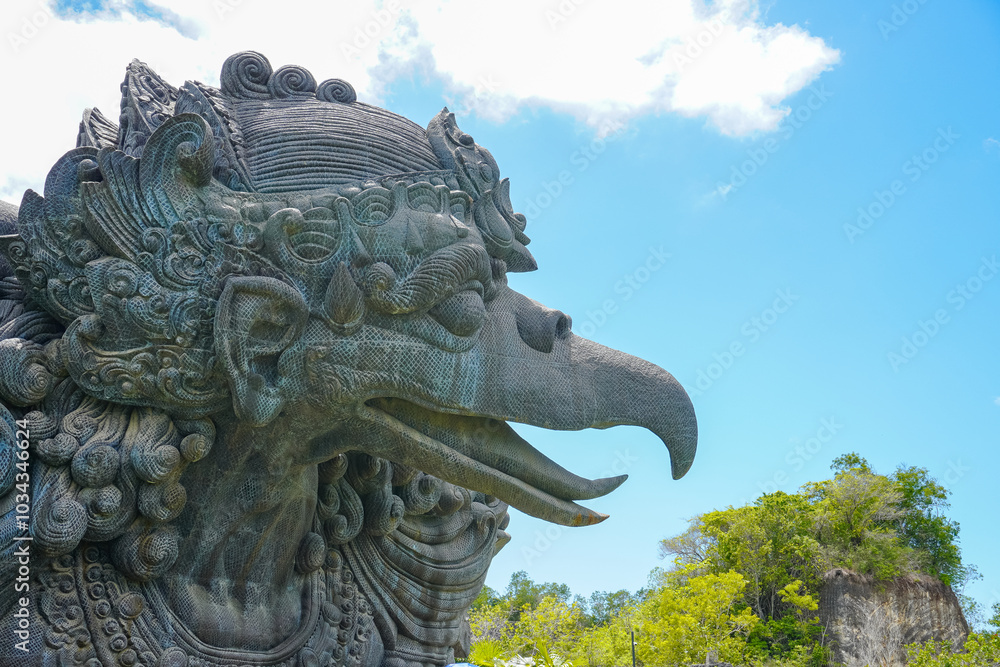 Garuda head statue at the Garuda Wisnu Kencana Cultural Park, Bali - Indonesia Garuda head statue at the Garuda Wisnu Kencana Cultural Park, Bali - Indonesia