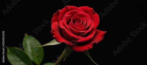 Wallpaper Mural A rose-themed digital illustration featuring detailed petals dewdrops on stems realistic textures high resolution Torontodigital.ca