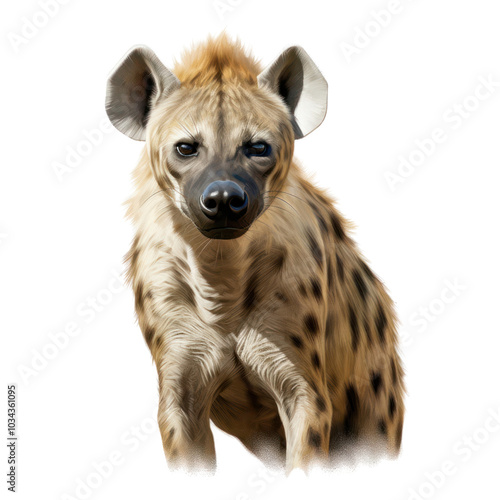 Wildlife animal mammal hyena.