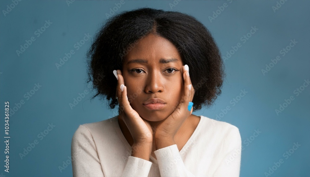 Sad Frustrated Woman. Diabetes Sickness Sad Frustrated Woman. Diabetes Sickness