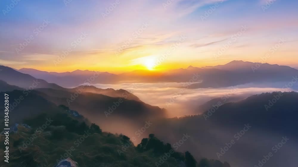 Sky at sunset, timelapse - AI animation, new 4k videos Sky at sunset, timelapse - AI animation, new 4k videos