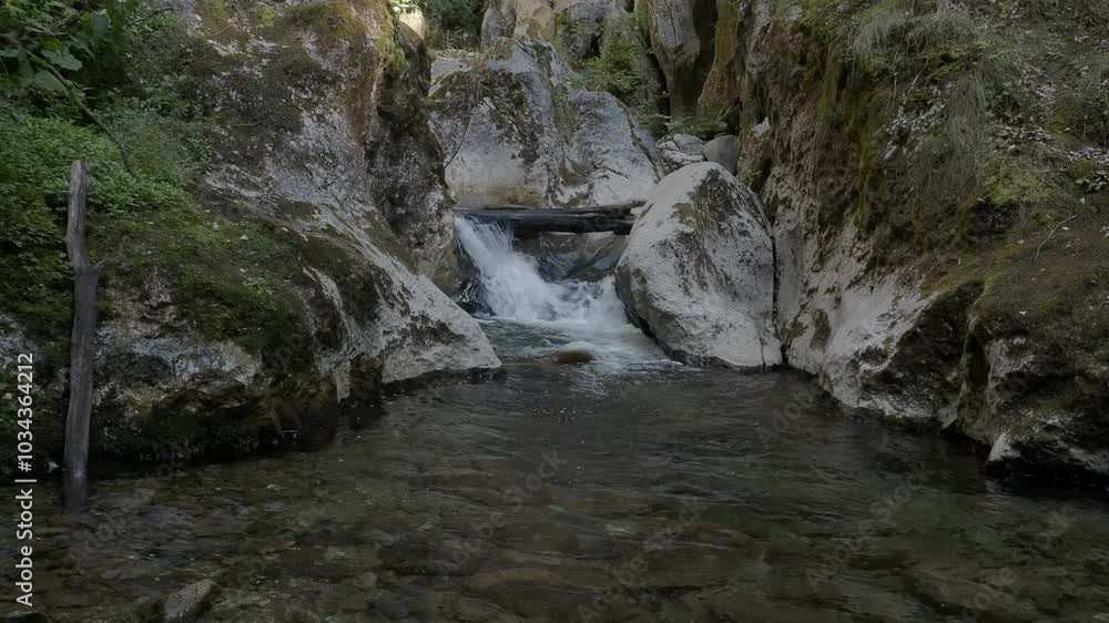 Cheile Butii gorge, near Campu lui Neag, Hunedoara, Romania. 4K resolution. Cheile Butii gorge, near Campu lui Neag, Hunedoara, Romania. 4K resolution.