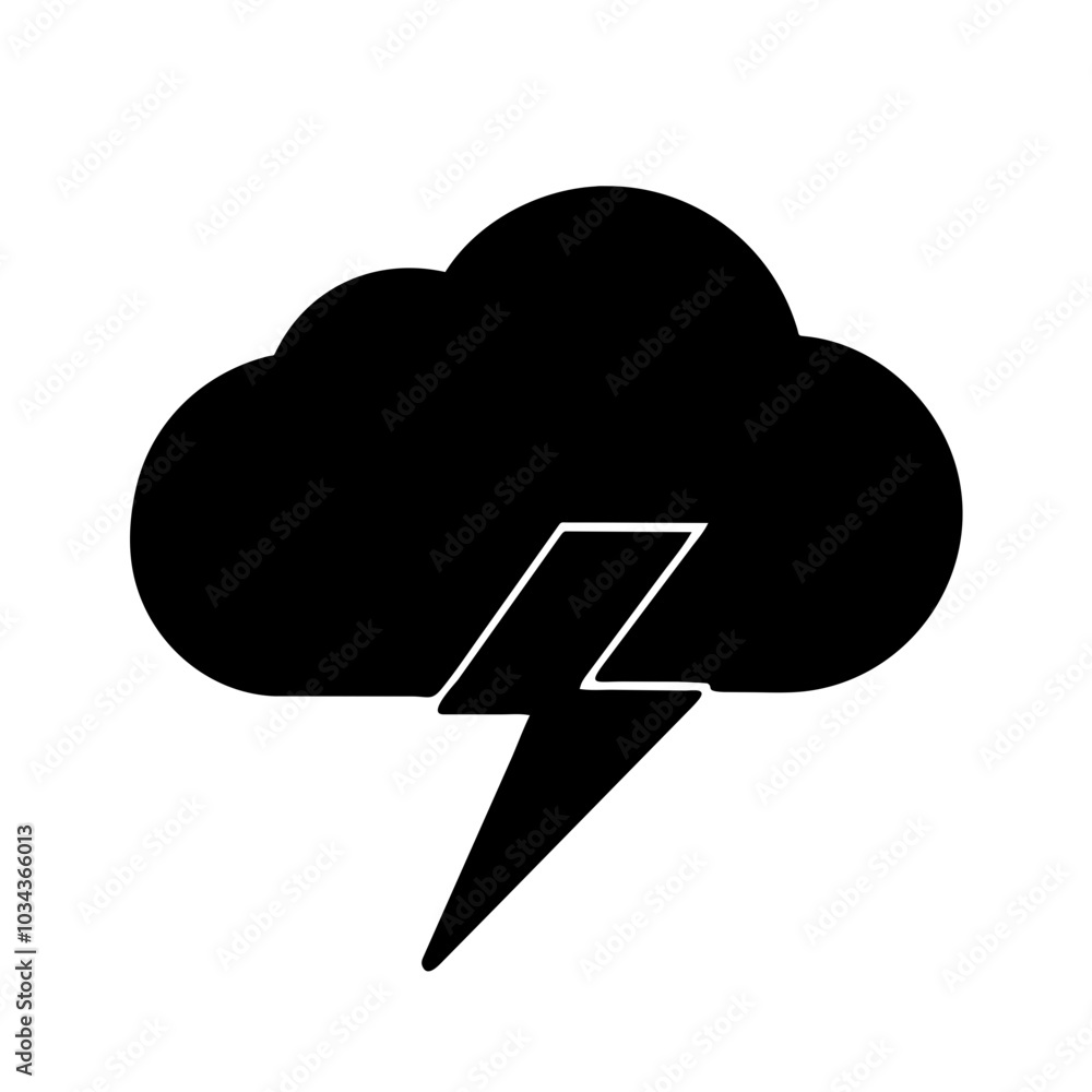 A Lightning Bolt Icon for Energy and Power A Lightning Bolt Icon for Energy and Power