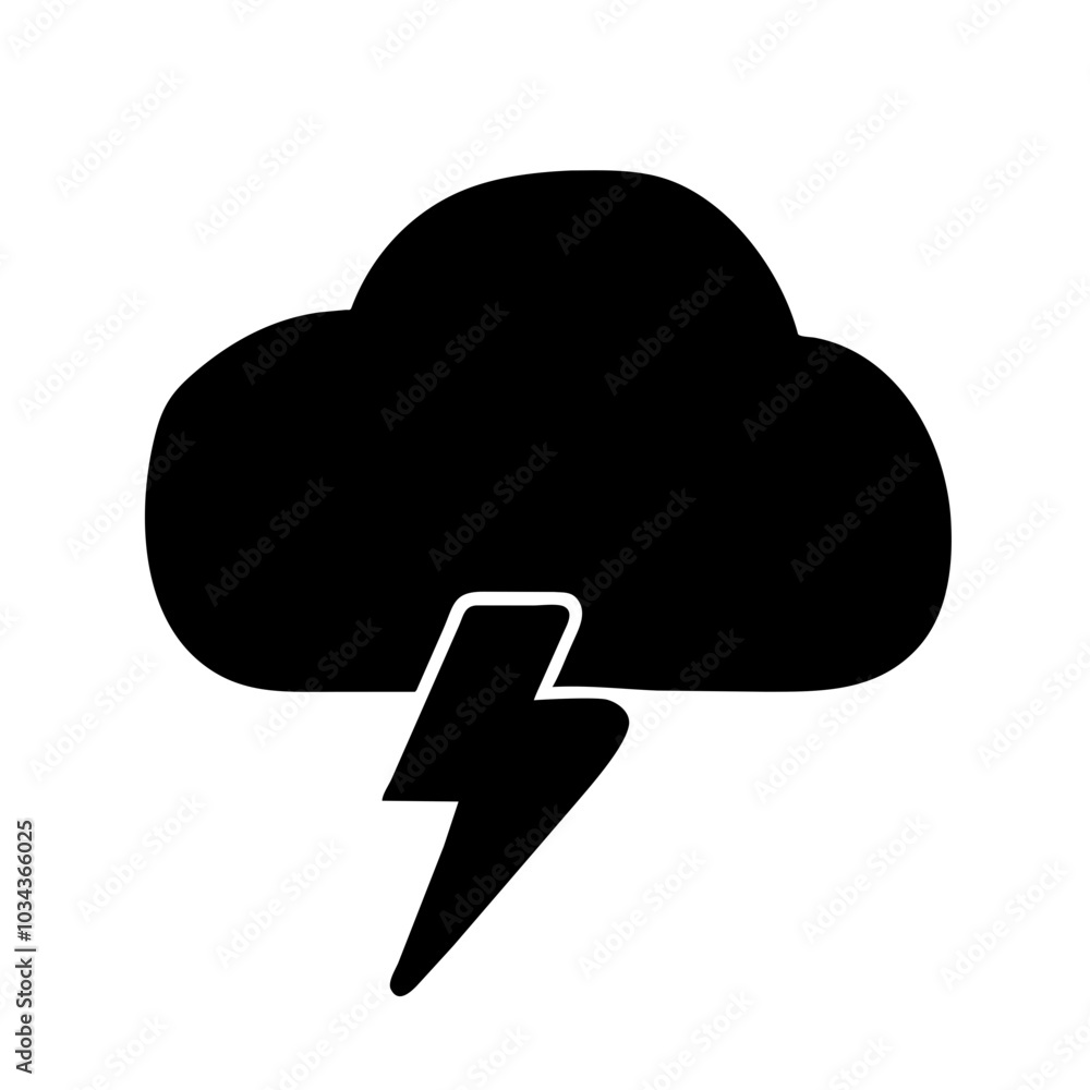 A Lightning Bolt Icon for Energy and Power A Lightning Bolt Icon for Energy and Power