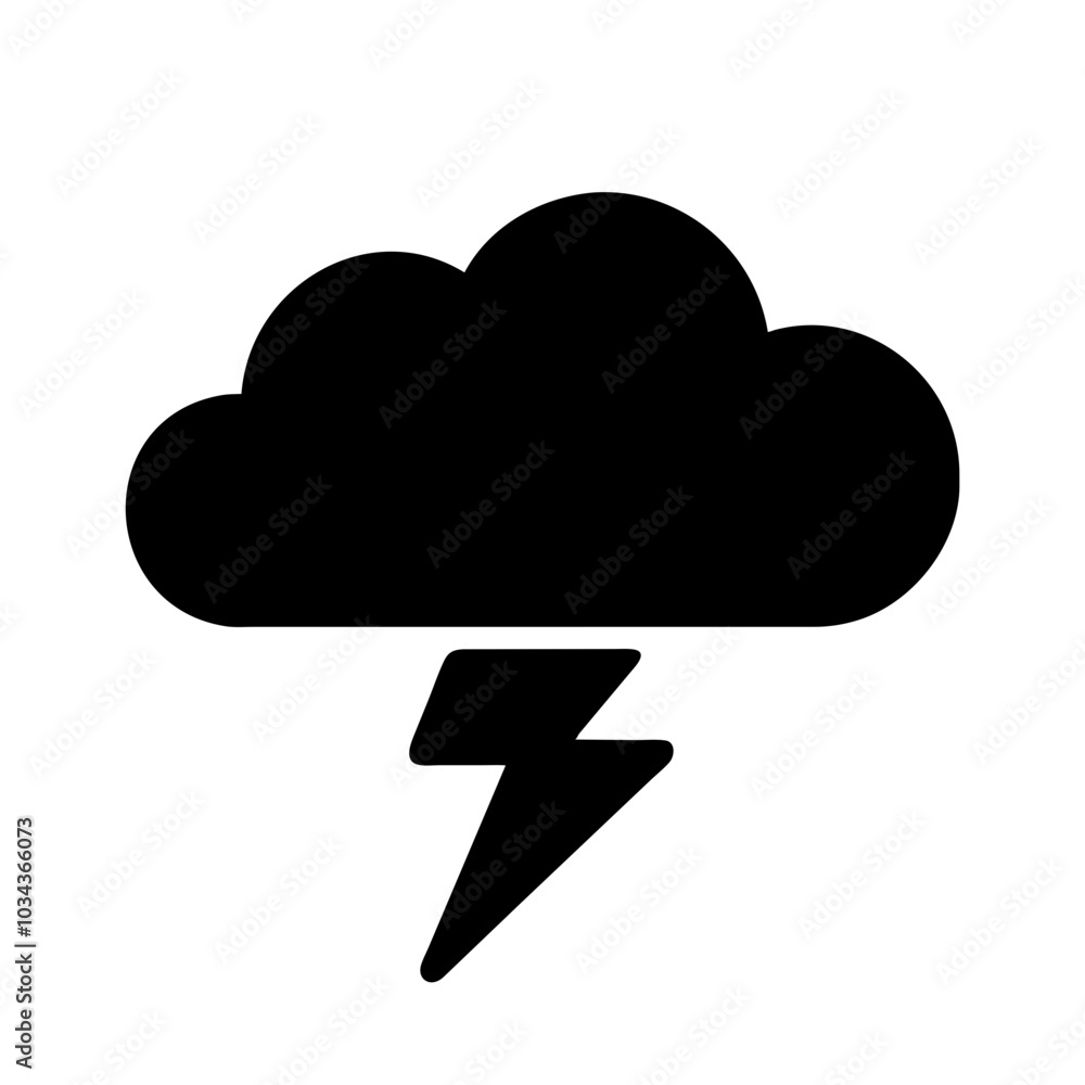 A Lightning Bolt Icon for Energy and Power A Lightning Bolt Icon for Energy and Power