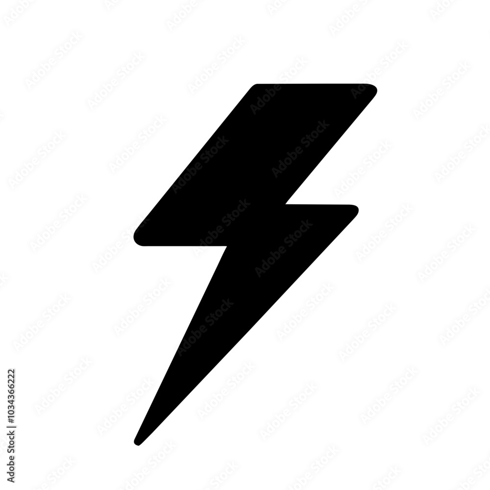A Lightning Bolt Icon for Energy and Power A Lightning Bolt Icon for Energy and Power