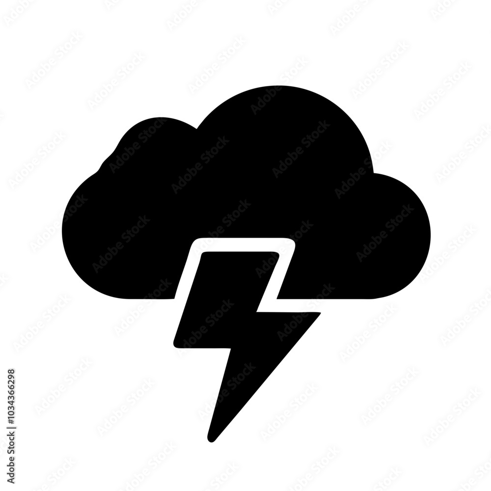 A Lightning Bolt Icon for Energy and Power A Lightning Bolt Icon for Energy and Power