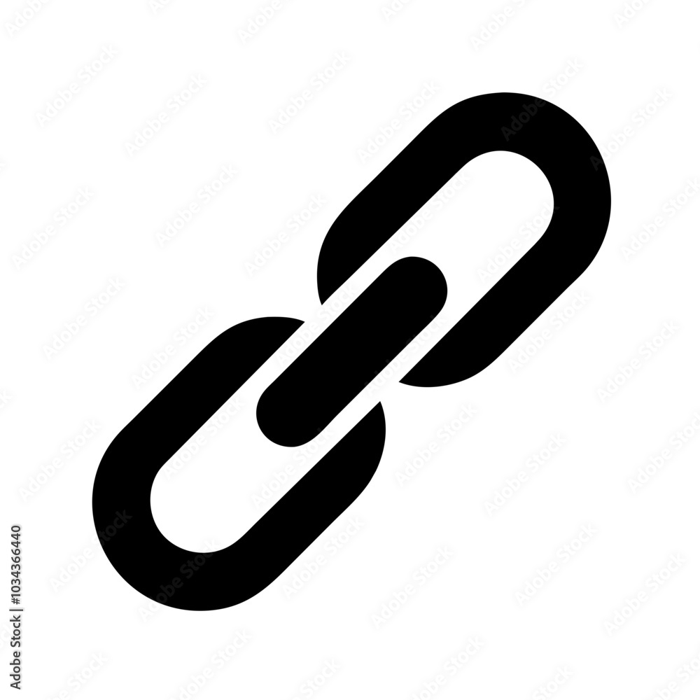 A Link/URL Icon Symbolizing Connectivity A Link/URL Icon Symbolizing Connectivity
