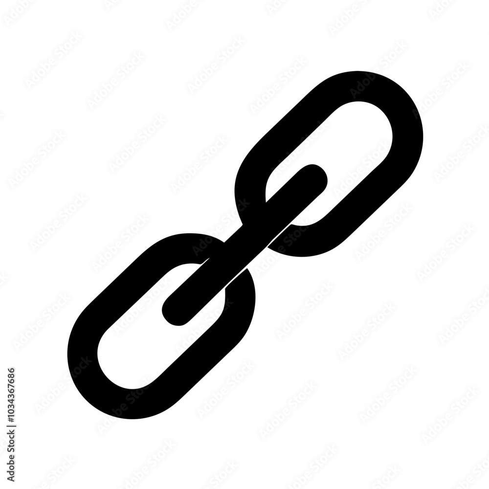 A Link/URL Icon Symbolizing Connectivity A Link/URL Icon Symbolizing Connectivity
