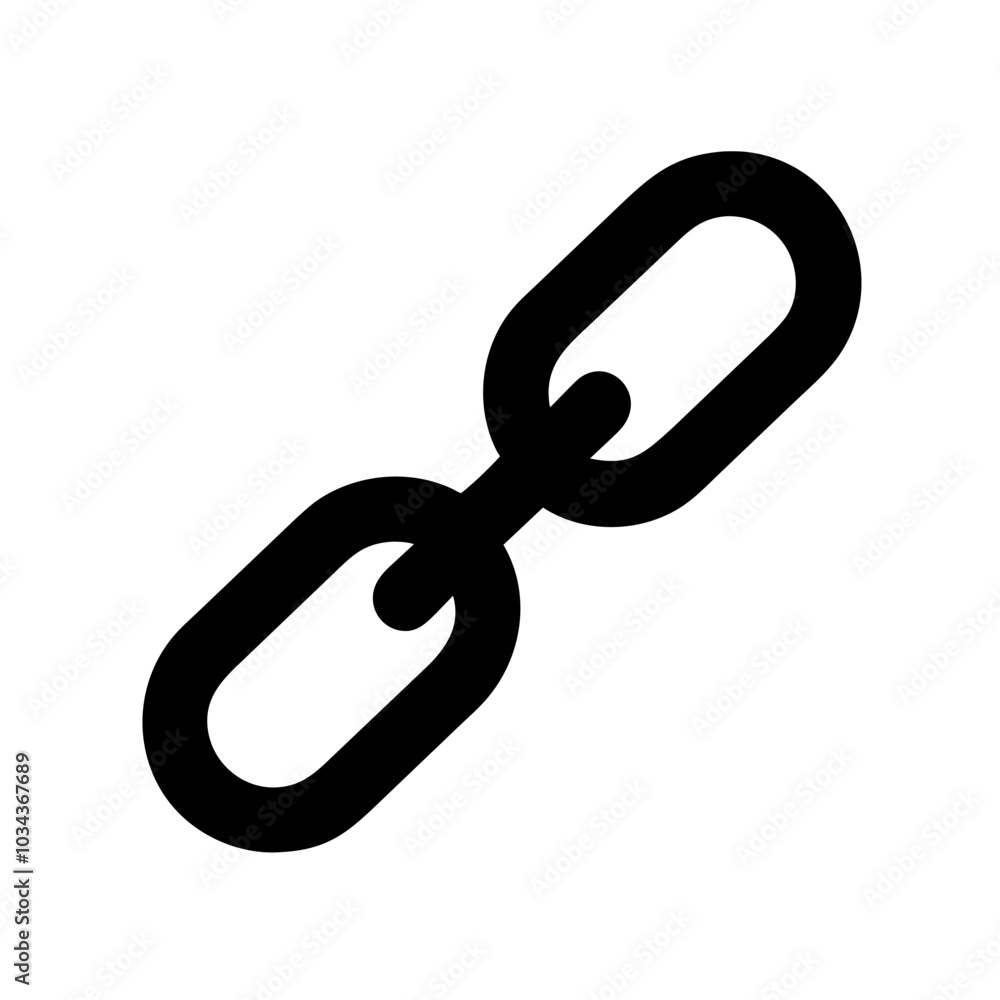 A Link/URL Icon Symbolizing Connectivity A Link/URL Icon Symbolizing Connectivity
