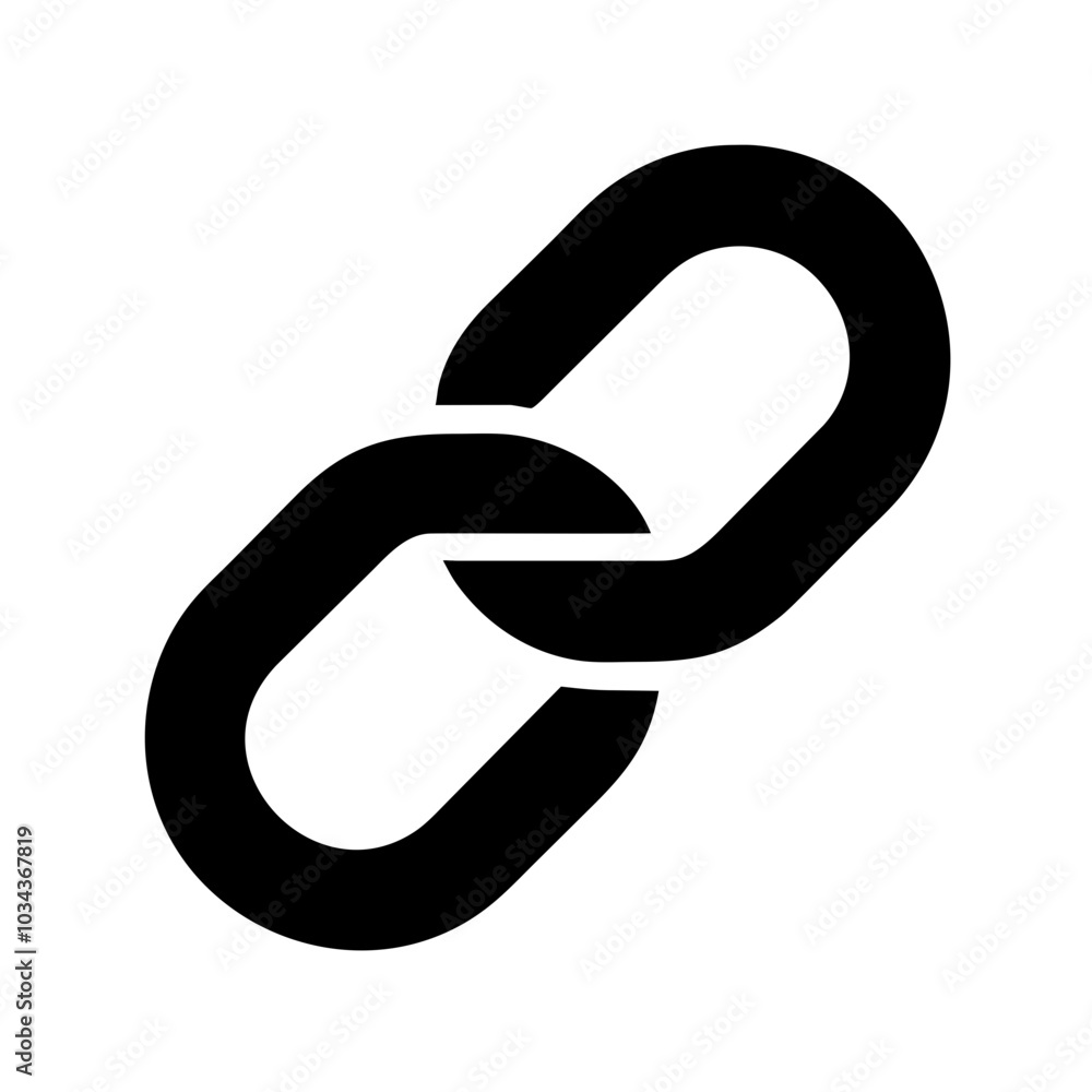 A Link/URL Icon Symbolizing Connectivity A Link/URL Icon Symbolizing Connectivity