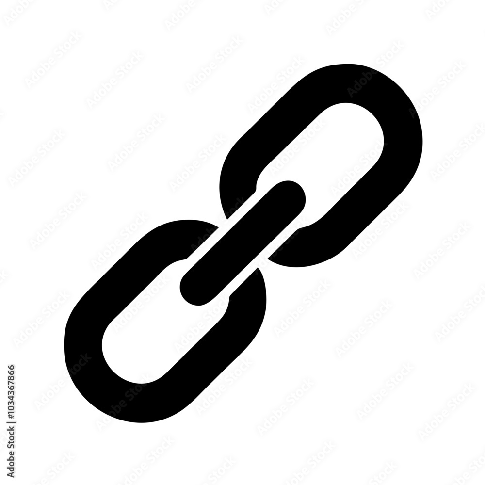 A Link/URL Icon Symbolizing Connectivity A Link/URL Icon Symbolizing Connectivity
