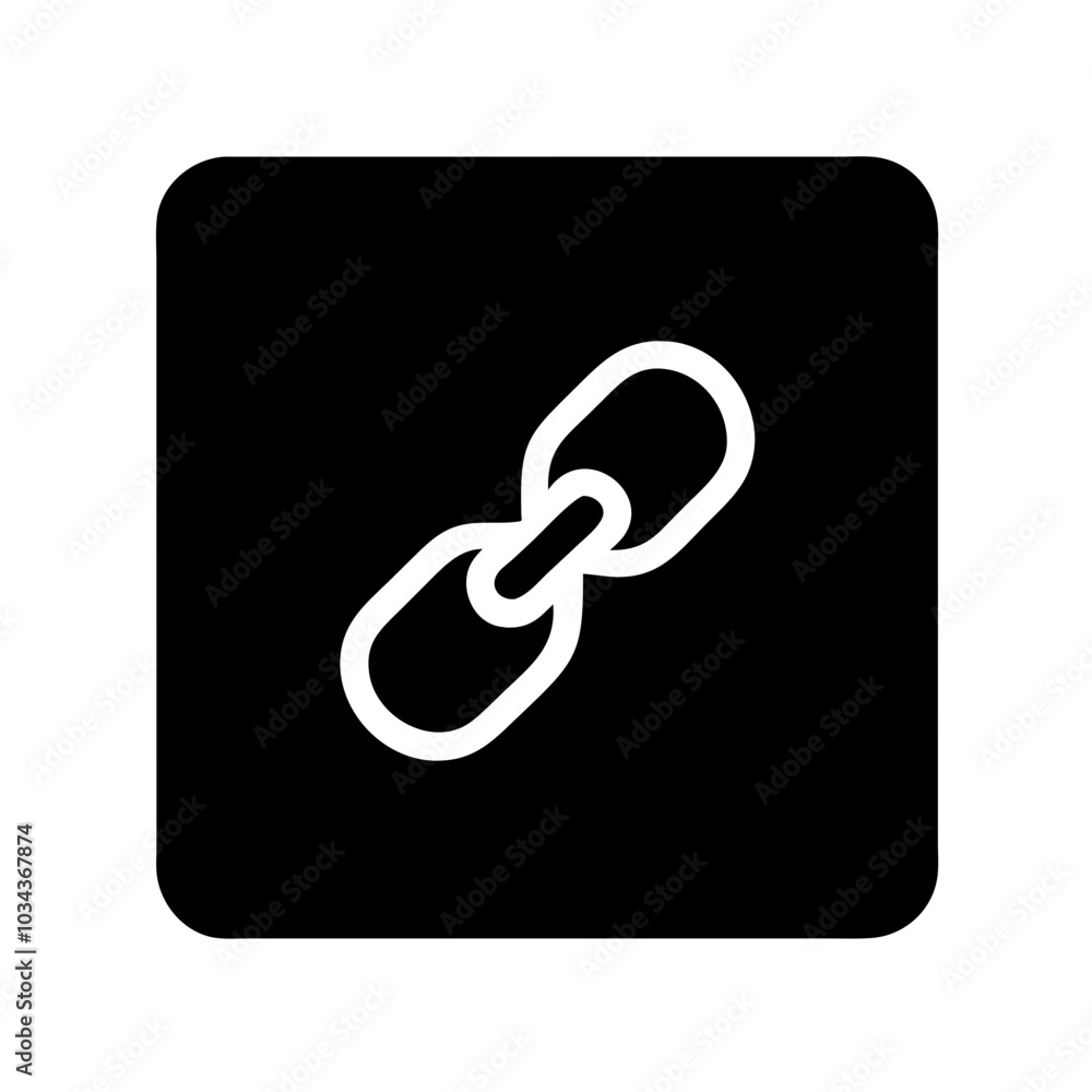 A Link/URL Icon Symbolizing Connectivity A Link/URL Icon Symbolizing Connectivity