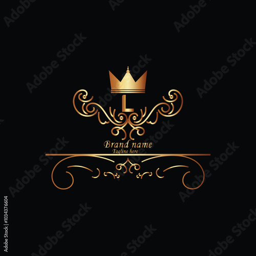 Web  creative initial  l latter logo design with modern business vector template . creative new luxury latter logo design , new isolated   l monogram logo with golden color and new design   