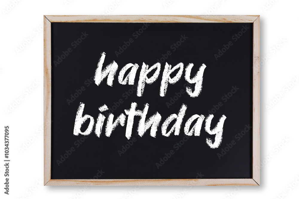 happy birthday concept chalk on chalkboard happy birthday concept chalk on chalkboard