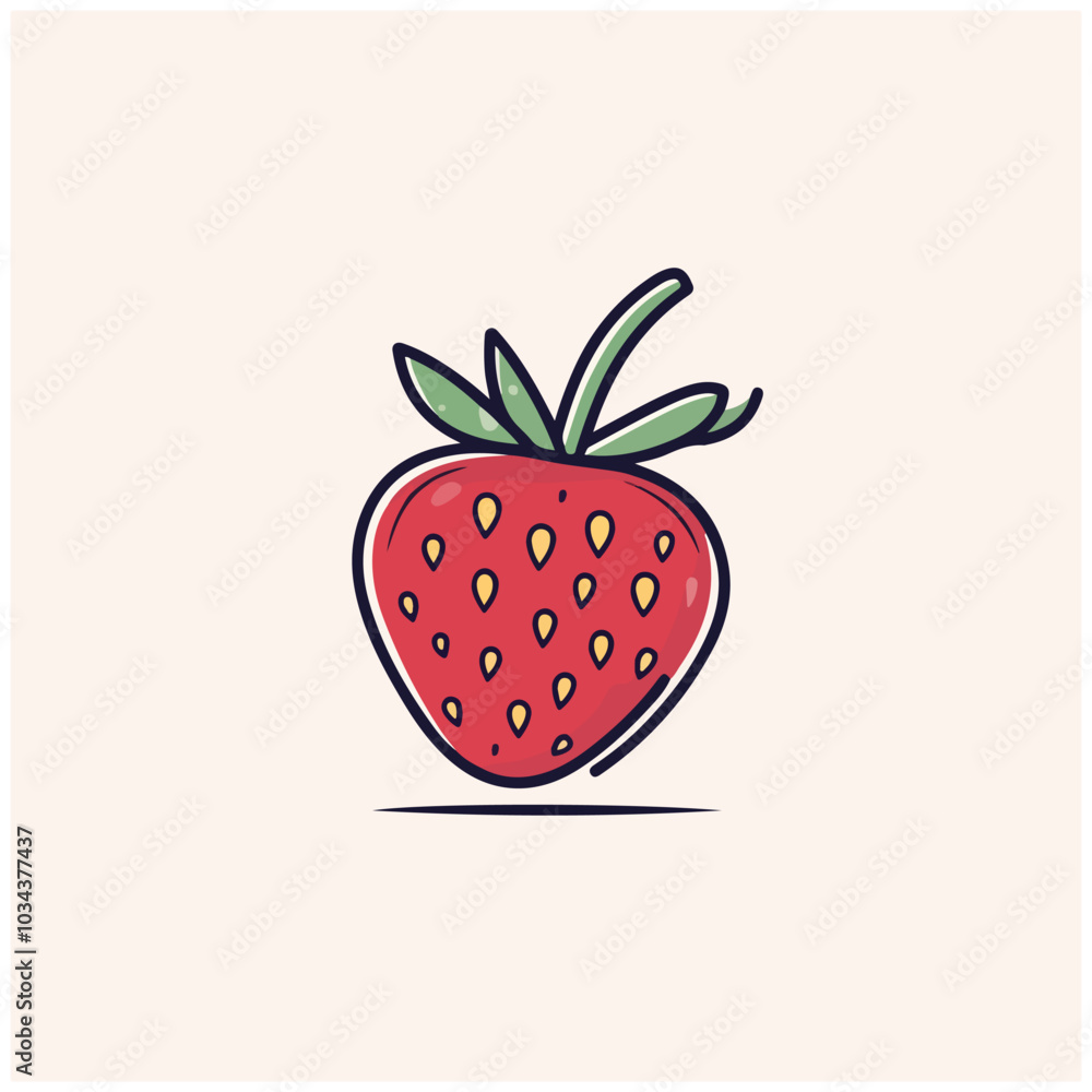 strawberry on white background strawberry on white background