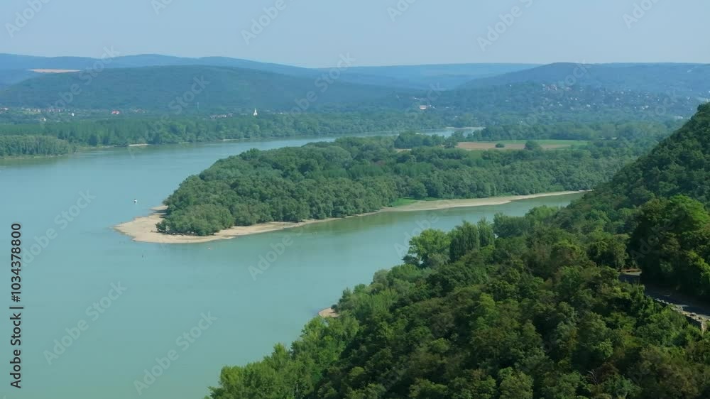 The peak of Szentendre Island, Kisoroszi, Hungary. The peak of Szentendre Island, Kisoroszi, Hungary.