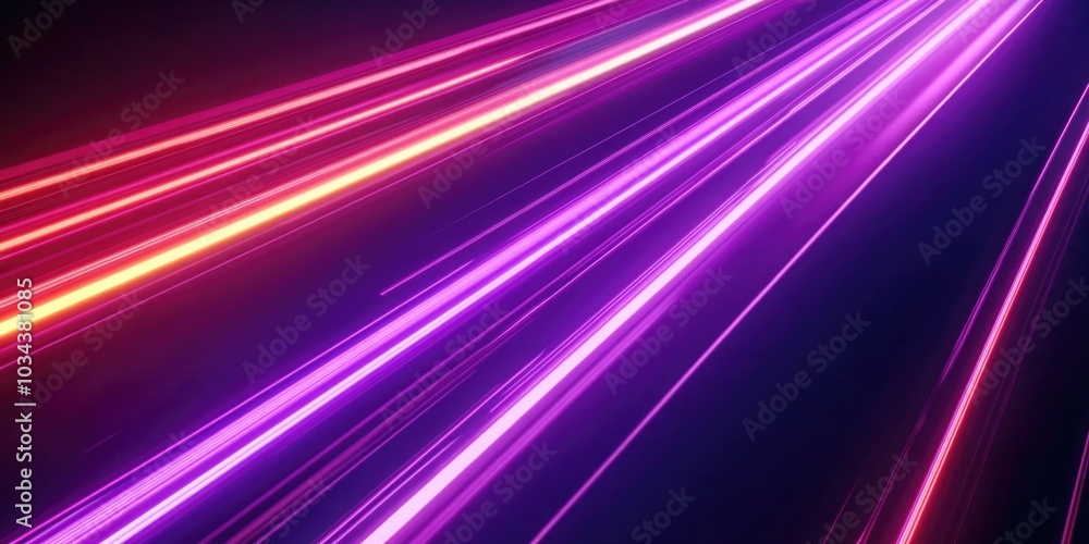 Purple and Red Light Streaks Purple and Red Light Streaks