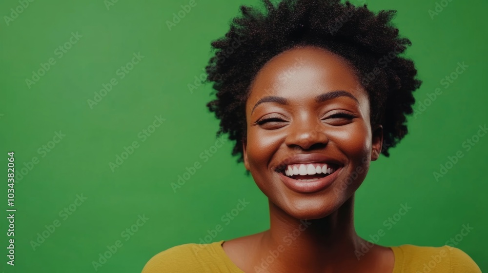 A joyful expression reflecting health and vitality. A joyful expression reflecting health and vitality.