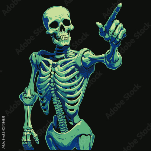 Spooky Skeleton Pointer