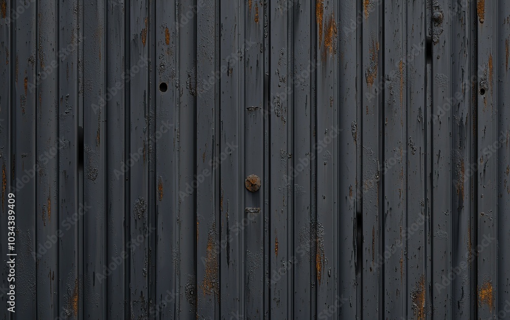 Textured gray wooden wall with rust stains in a rustic environment, highlighting the perfect blend of nature and weathered charm Textured gray wooden wall with rust stains in a rustic environment, highlighting the perfect blend of nature and weathered charm