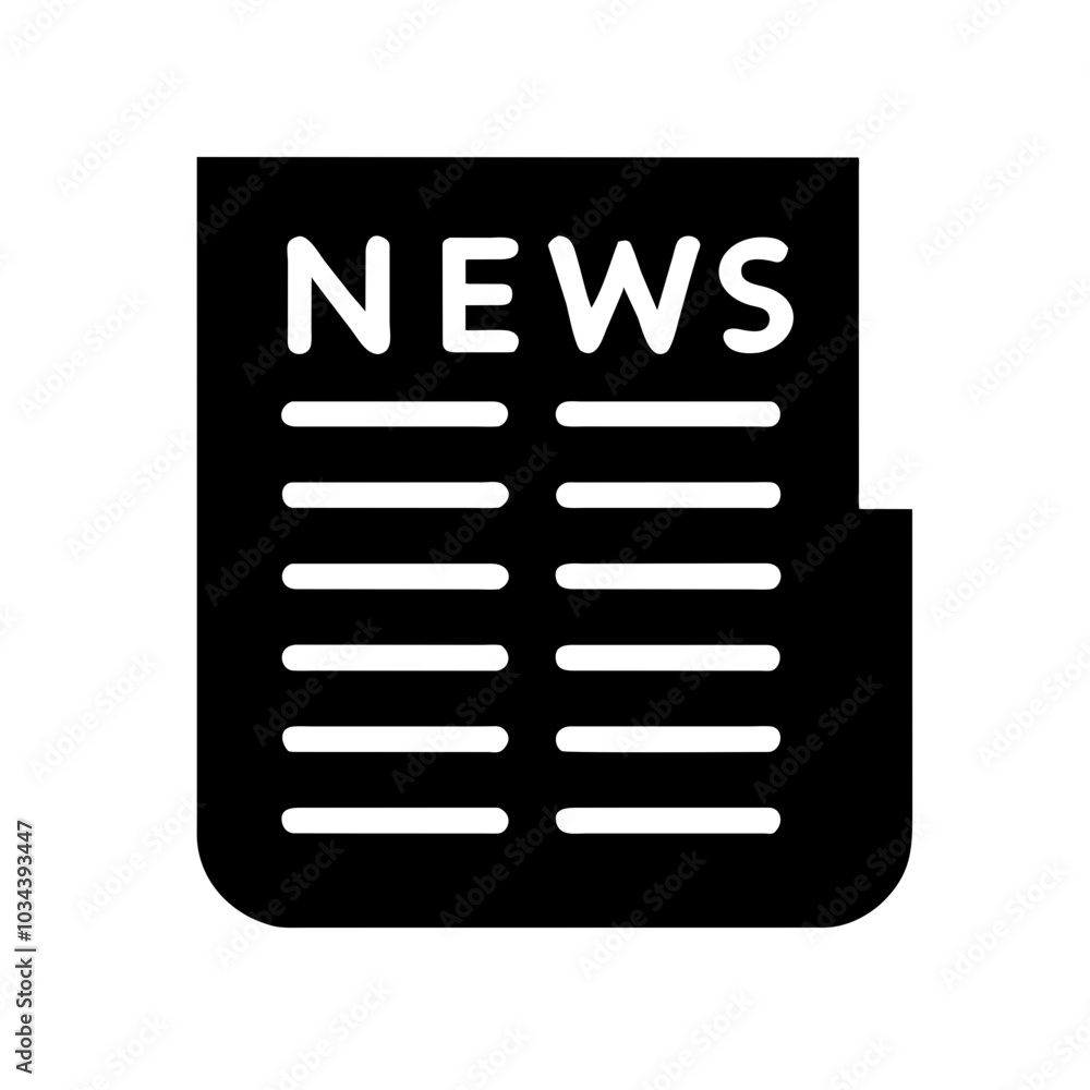 A News Icon Representing Information and Updates A News Icon Representing Information and Updates