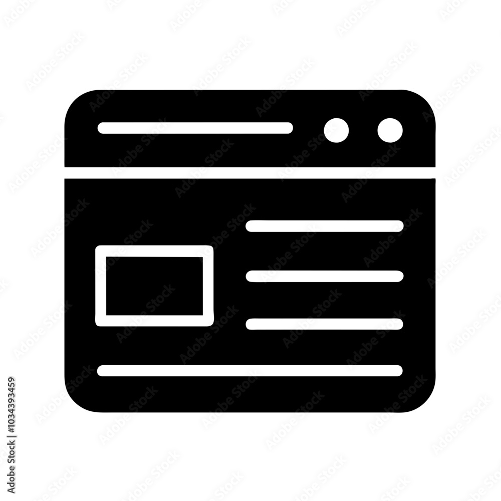 A News Icon Representing Information and Updates A News Icon Representing Information and Updates