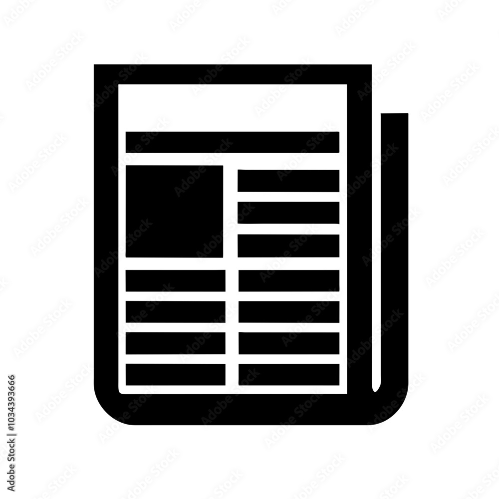 A News Icon Representing Information and Updates A News Icon Representing Information and Updates
