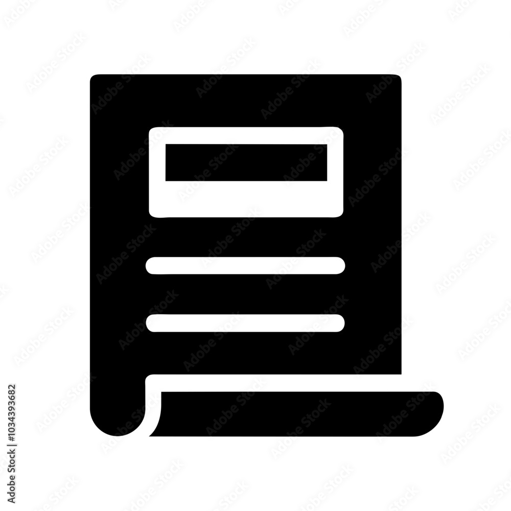 A News Icon Representing Information and Updates A News Icon Representing Information and Updates