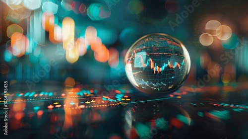 Wallpaper Mural Stock Market Crystal Ball A Lens on Volatility and Growth Torontodigital.ca