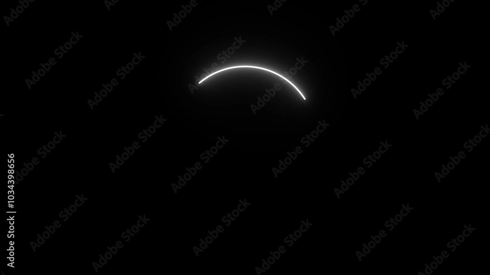 neon loading bar loop animation on black background. neon ring background. neon loading bar loop animation on black background. neon ring background.