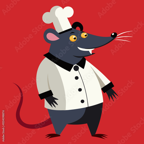 chef with a knife and fork