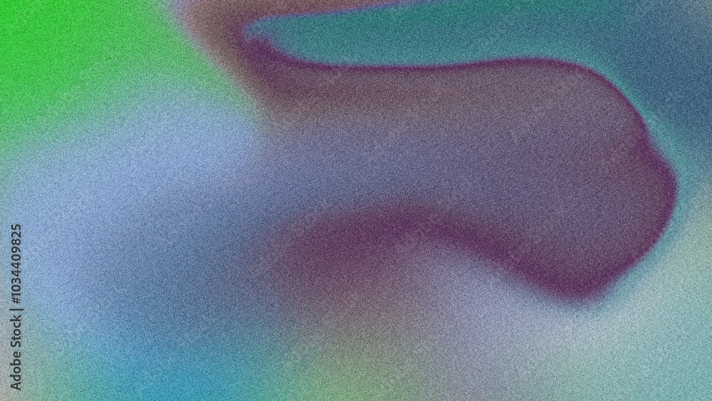 Obraz premium Colorful Gradient Background with Grainy Noise Texture. Modern and Futuristic Design with Smooth Fluid Shapes, Ideal for Posters with a Unique Visual Appeal.