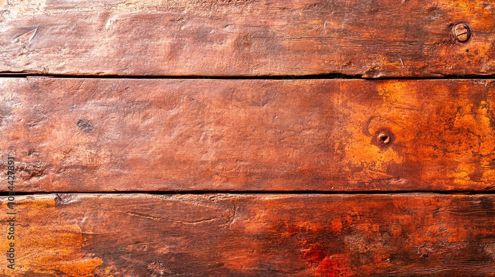 Fototapeta premium Old rustic wood background showing knots and grain