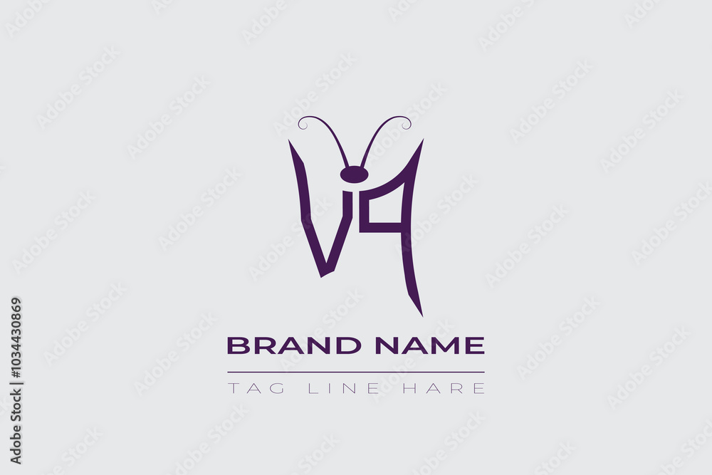 VQ Butterfly logo design. Butterfly initials V and Q line art logo template. This design can be used in cosmetics fashion and jewelry. VQ Butterfly logo design. Butterfly initials V and Q line art logo template. This design can be used in cosmetics fashion and jewelry.
